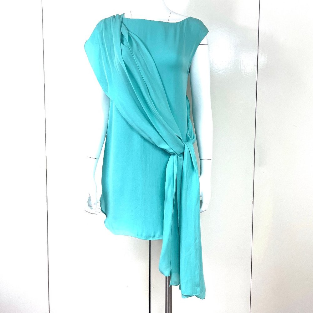 NWT Blue Label RL Silk dress with scarf - Picture 7 of 16
